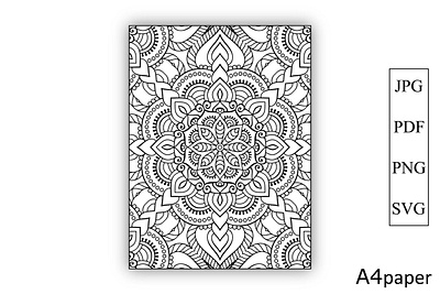 Mandala Coloring Book for Kdp Pages new