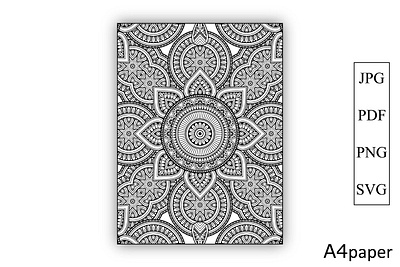 Mandala Coloring Book for Kdp Pages new