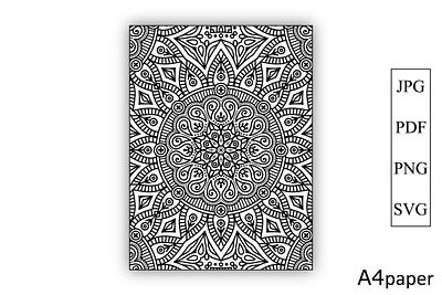 Mandala Coloring Book for Kdp Pages new