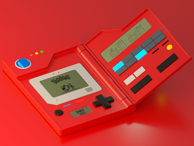 Pokedex! 3d blender c4d design ill illustration pokedex pokemon