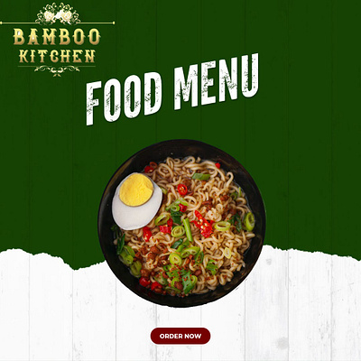 Bamboo Kitchen food poster