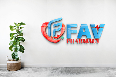 Fav Pharmacy (Logo Design) 3d animation brand design branding design graphic design illustration logo logodesign motion graphics ui ux vector