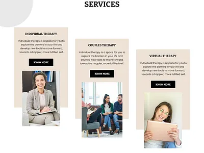 Mollie Eliasof Therapy graphic design ui web design