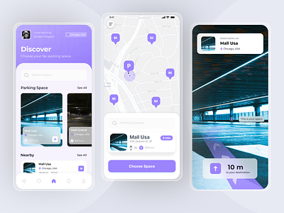 Parko App - Mobile Parking App agency agency website app branding design illustration logo mobile app mobile design parking parking app ui ux web design
