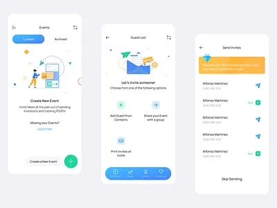 Event Management App app design app ui create event event event app event create app minimalist simple ui design