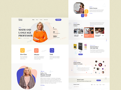 E-Tutor Landing page agency landing page b branding business landing page dribble figma furniture landing page graphics design illustration landing page online learning landing page real estate ui uiux user experience user interface ux website website design website template