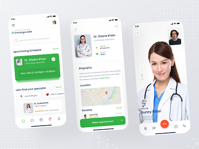 Doctor's Appointment App app app design appointment booking doctor doctor appointment health health care medical medical appointment medical booking medical service mobile app sajib service sylgraph ui ui design ux ux design