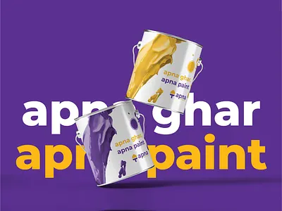 Apna Paints & Sanitary | Logo & Branding apna asian bhopal branding campaign designer illustration kantaap kewlani logo marketing minimal mockup paint bucket paints sanitary santosh