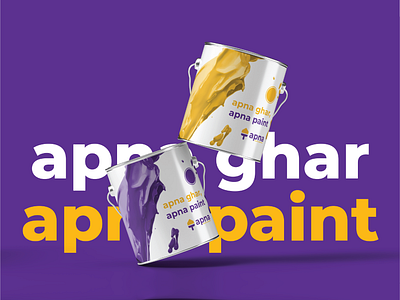 Apna Paints & Sanitary | Logo & Branding apna asian bhopal branding campaign designer illustration kantaap kewlani logo marketing minimal mockup paint bucket paints sanitary santosh