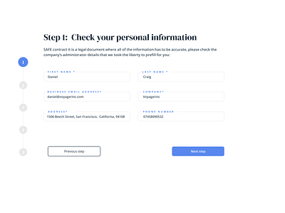 Form stepper - step 1 app design design form input stepper ui ui ux