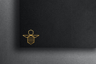 the bee abstract bee design graphic design logo logo design minimalist modern logo