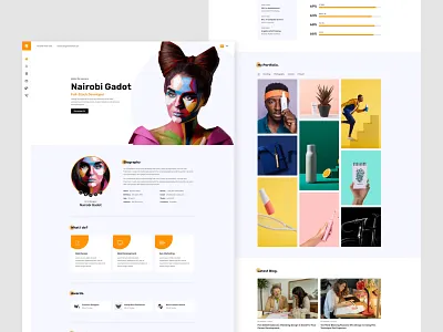 Nairo - Personal Portfolio React Template bootstarp business business card creative creative portfolio cv dark design modern personal portfolio react resume vcard