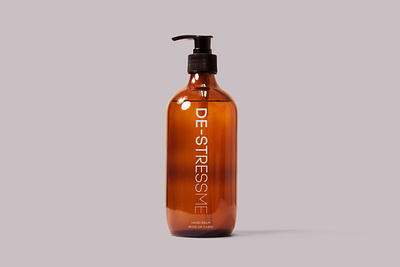 DE-STRESSME beauty branding logo packaging skincare spa website wellness