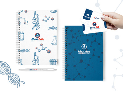 MedWhen it comes to medical services people expect them to beLab aranka design aranka logo branding corporate identity design illustration medicine visual identity