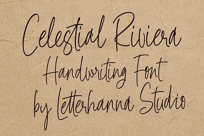 Celestial Riviera Handwriting Font branding design font graphic design handwritten illustration logo script font typeface