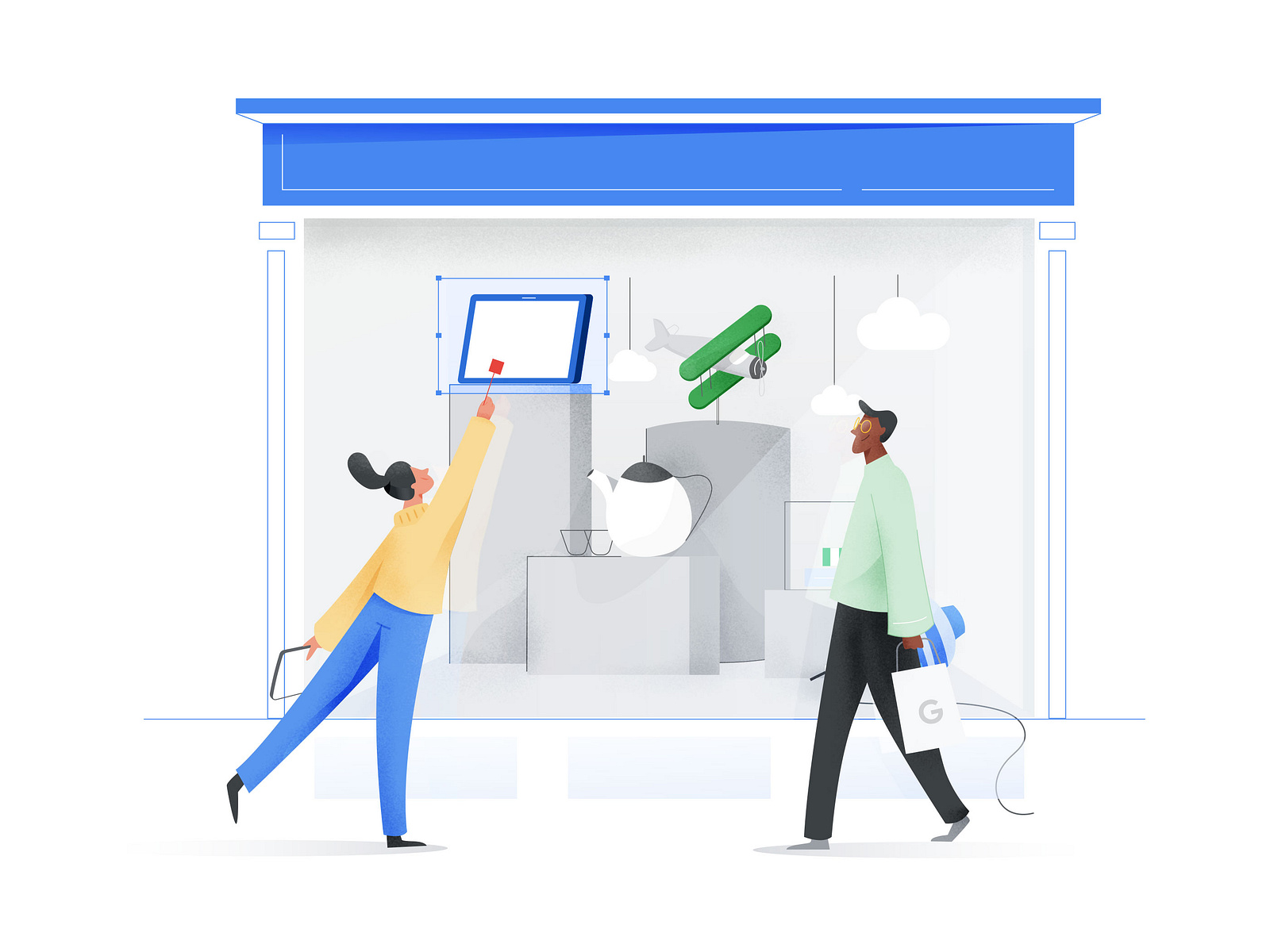 Google Retail by Ana Hill on Dribbble