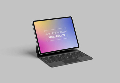 iPad Pro Mockup abstract clean device display ipad ipad pro laptop mac macbook mockup phone phone mockup presentation realistic simple smartphone theme ui ux web