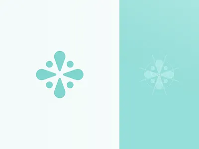 Nouveau Sweet abstract logo branding construction golden ratio graphic design joy logo logo grid mark minimalistic logo spark sweet symbol