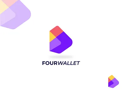 Abstract logo mark abstract app icon attention branding card icon crative logo design eye catching flat logo illustrator letter mark logo logo design logomark minimalist modern monogram wallet