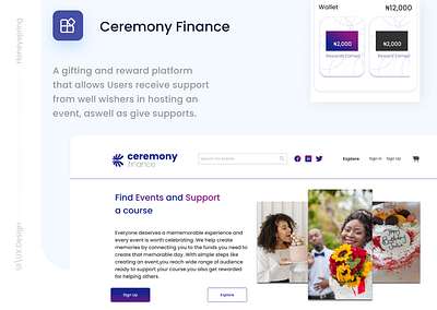 Ceremony finance