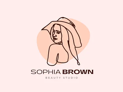 Logo For Beauty Studio animation attractivelogo bestlogo branding design graphic design illustration logo vector