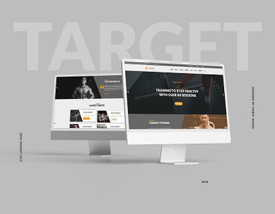 Target, Gym Training Center Website Landing Page design gym ui uiux user experience user interface ux web web ui webpage website