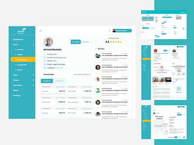 Sarayh Dashboard graphic design ui ux website