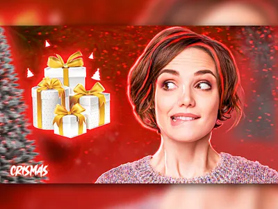 CRISTMAS THUMBNAIL app logo design branding christmas christmas thumbnail dailydesign dailylogochallenge design graphic design illustration thumbanils thumbnail maker vector