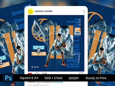 Matchday Schedule Basketball Flyer street basketball