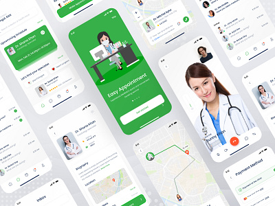 Doctor's appointment app ui app design appointment appointment app booking app covid doctor doctor app doctor appointment app health health care medical medical app medical appointment app mobile app patient sajib sylgraph uiux uiux design