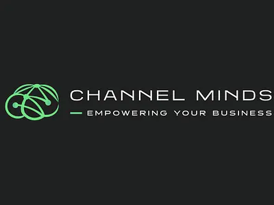 Channel Minds Logo Lockup black black and green brain logo brand identity branding business card corporate branding graphic design illustration logo logo design logo type minimal minimal branding sans serif social logo technology logo ui logo ux logo vector logo