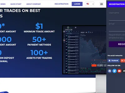 WEBSITE/UI/UX DESIGN bitcoin branding crypto design graphic design illustration landingpage logo motion graphics trading typography ui ux vector web webdesign