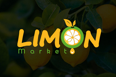 Limon market logo 3d animation app arshunno art brand branding design flat food logo graphic design icon illustration lemon logo minima minimal food logo motion graphics ui vector