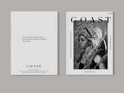 COAST Magazine design editorial design layout magazine design typography