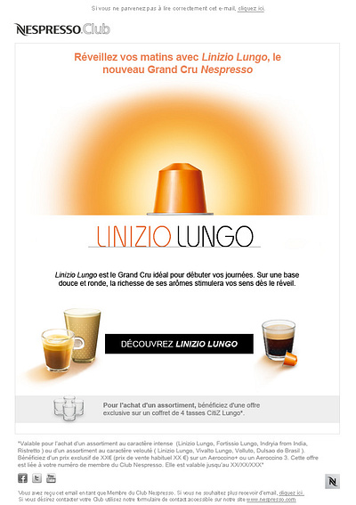 Penny Lane - Nespresso webdesign