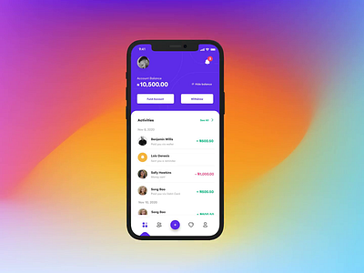 Splita animation app ui design design figma product ui uiux ux