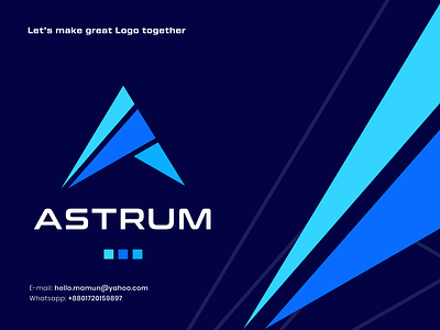 Astrum - Abstract Letter A Logo a b c d e f g h i j k l m n abstract logos astrum abstract letter a logo brand branding flat icon identity lettermark logo logo collection logo designer logofolio logomark mark monogram o p q r s t u v w x y z symbol unused vector