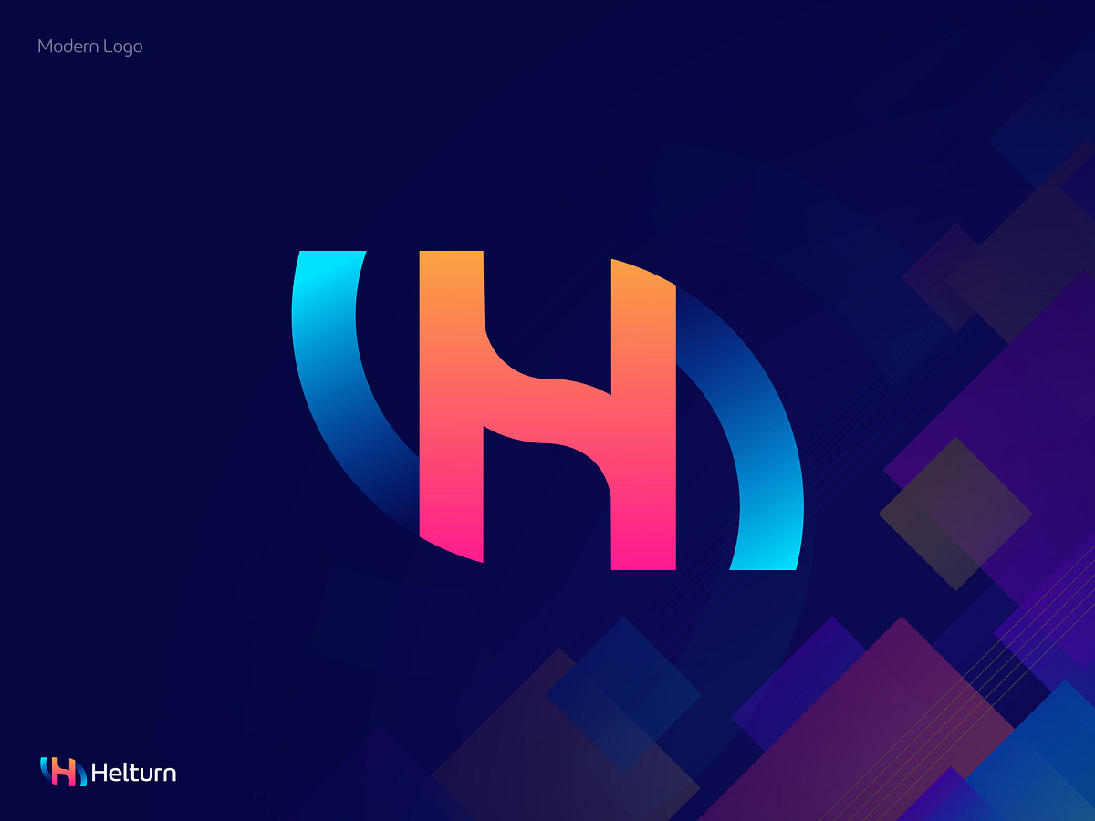 Letter H + Turn Logo Concept by Fieon Art on Dribbble