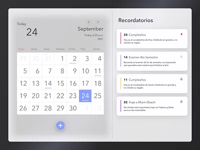 Calendar – Light UI app calendar – light ui design ui ux web website