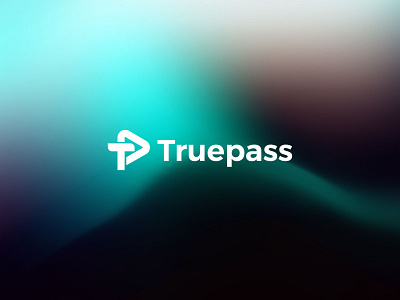 Truepass (T + P + media icon) branding custom logo icon identity illustration letter logo logo mark logodesign mark media music play symbol tech technology