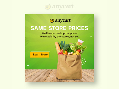 Anycart Banner Design banner banner bazaar bannerbazaar cart creative banner design google ad banner price shopping social media banner store
