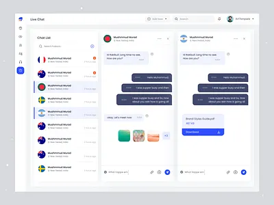 Multiple Chat Page chat desgin chatting page chatting pager communication page dashboard desgn mobile app multiple chat multiple chating product desgn web desgn
