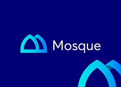 Mosque modern logo art art idea best logo branding colorfull graphic design icon identity logo design logo idea logofolio m latter minimal moder logo idea modern mosque mosque logo quality logo top logo ui vector