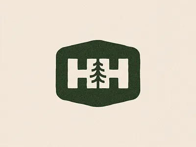 HH + Tree badge branding h logo hh logo logo minimal monogram park logo tree logo typography