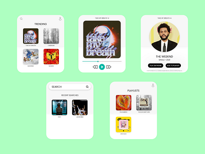 SMARTWATCH MUSIC APP DESIGN applewatch design music musicapp musicplayer smartwatch smartwatchapp ui ux