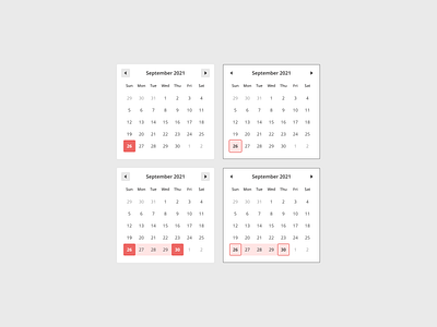 Daily UI 38 Calendar UI calendar dailyui dailyuichallenge design figma mobile ui