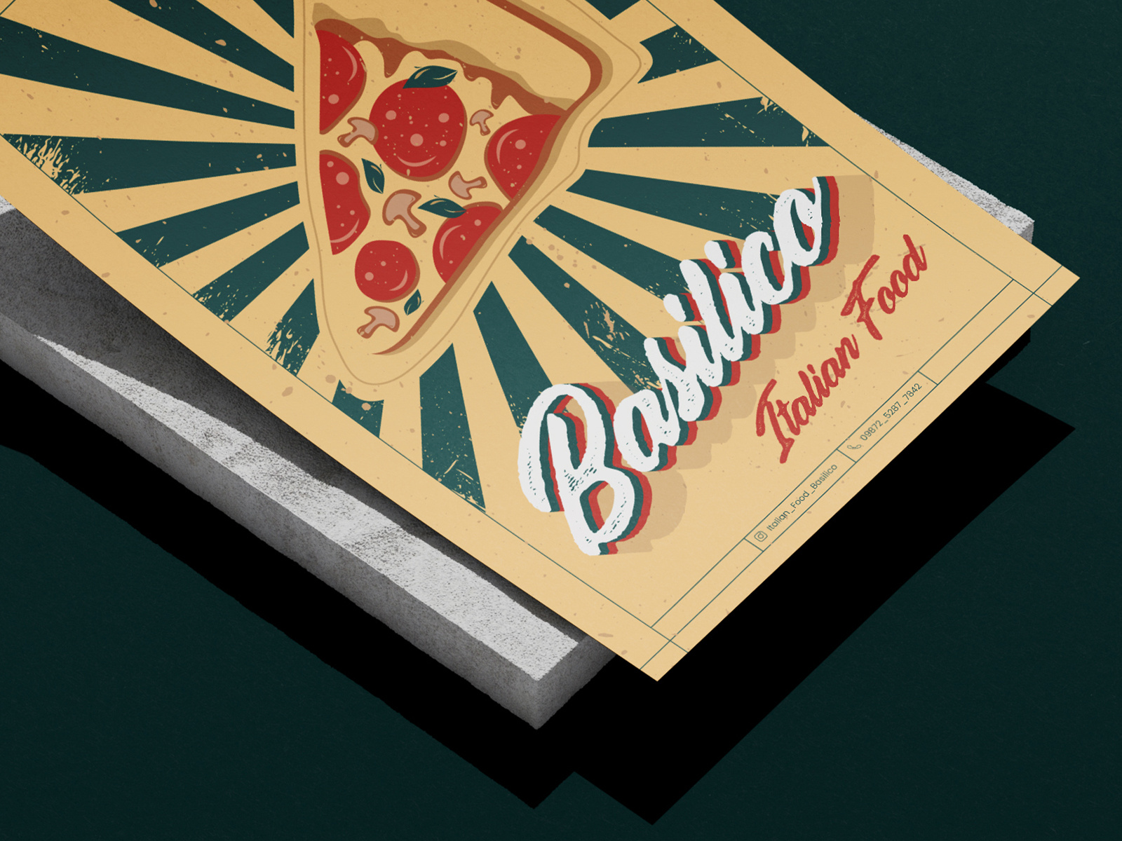 Retro Menu Template Design by Temis on Dribbble