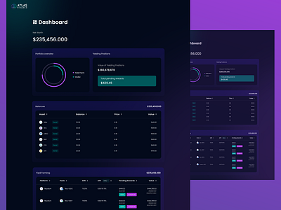 Dashboard blockchain crypto dashboard ui ux web