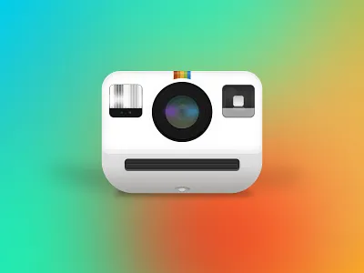 Polaroid_Camera_Figma 3d art branding camara colors download figma graphic design illustration motion graphics rainbow