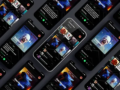 Music Player App app appdesign music musicapp productdesign ui uidesign uiux